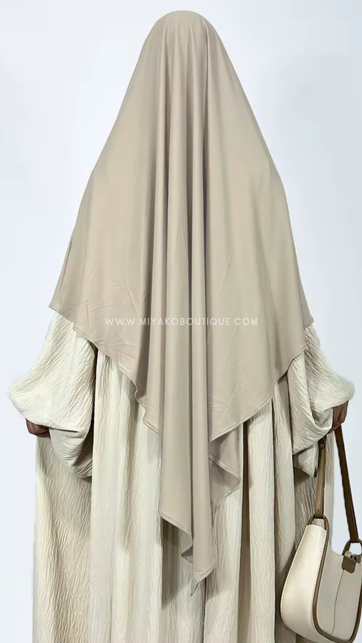 Premium Jersey Khimar | Beige